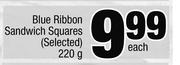 Blue Ribbon Sandwich Squares(Selected)-220g Each