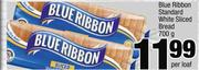 Blue Ribbon Standard White Sliced Bread-700g Per Loaf