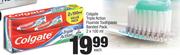 Colgate Triple Action Fluoride Toothpaste Banded Pack-2 x 100ml Each