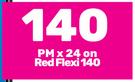 Tecno Pop 7 Smartphone-On Red Flexi 140