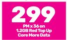 Samsung Galaxy A04 Smartphone-On 1.2GB Red Top Up Core More Data