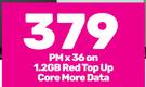 2 x Huawei Y61 Smartphone-On 1.2GB Red Top Up Core More Data