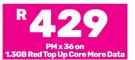 2 x Samsung Galaxy A15 Smartphone-On 1.3GB Red Top Up Core More Data