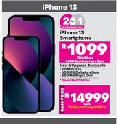 2 x Apple iPhone 13 Smartphone-On 1.3GB Red Core More Data