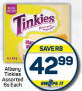 Albany Tinkies Assorted-6s Each