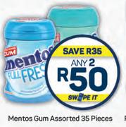 Mentos Gum Assorted 35 Pieces-Any 2