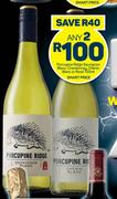 Porcupine Ridge Sauvignon Blanc, Chardonnay Chenin Blanc Or Rose-Any 2 x 750ml