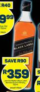 Johnnie Walker Black Label Blended Scotch Whisky-750ml