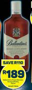 Ballantine's Finest Blended Scotch Whisky-750ml