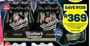 Windhoek Lager Or Draught Non Returnable Bottles Or Cans-24 x 440ml