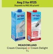 Meadow Land Cream Classique Or Cream Delight-For Any 2 x 1L