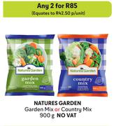 Natures Garden Garden Mix Or Country Mix-For Any 2 x 900g