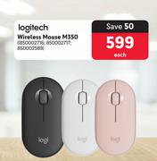 Logitech Wireless Mouse M350-Each
