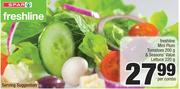 Freshline Mini Plum Tomatoes 200g & Seasons Value Lettuce 220g-Per Combo