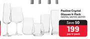 Pauline Crystal Glasses 4 Pack-Per 4 Pack