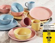 Pastel Stoneware Dinnerware-Each