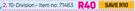 Bantex File Dividers 10 Division