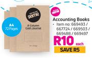 Game Accounting Books-Each