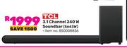 TCL 3.1 Channel 240W Soundbar S643W