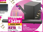 JBL 3.1 Channel 250W Soundbar SB560