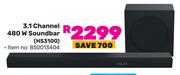 Hisense 3.1 Channel 480W Soundbar HS3100