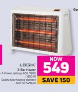 Logik 3 Bar Heater