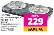 Logik Double Spiral Hotplate RSH-0804491