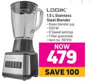 Logik 1.5L Stainless Steel Blender