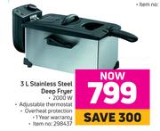 3L Stainless Steel Deep Fryer