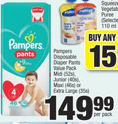 Pampers Disposable Diaper Pants-Per Pack
