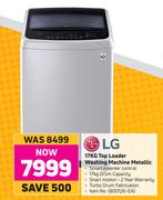 LG 17Kg Top Loader Washing Machine Metallic