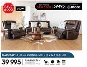 Harrison 3 Piece Lounge Suite (1, 2 & 3 Seater)