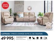 Lastrada 3 Piece Lounge Suite (1, 2 & 3 Seater)