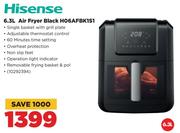 Hisense 6.3L Air Fryer Black H06AFBK1S1