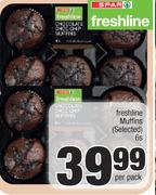 Spar Freshline Muffins (Selected)-6s Per pack