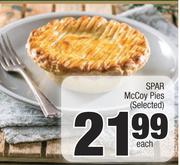 Spar McCoy Pies (Selected)-Each