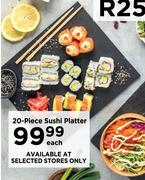 20 Piece Sushi Platter-Each
