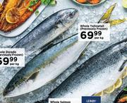 Whole Yellowtail (Previously Frozen)-Per Kg