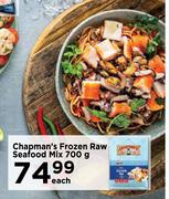 Chapman's Frozen Raw Seafood Mix-700g Each