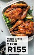 Whole Grilled Chickens-For 2