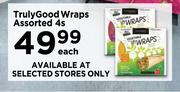Truly Good Wraps Assorted-4s Pack Each