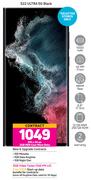 Samsung Galaxy S22 Ultra 5G Black-On 2GB Red Core More Data