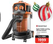 Bennett Read Hydro 15 Wet & Dry Vacuum Cleaner YLW6293-B