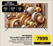 Skyworth 60"(152cm) Smart UHD TV  60G6500G