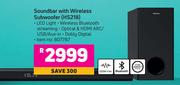 Hisense Soundbar With Wireless Subwoofer HS218