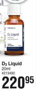 Metagenics D3 Liquid-20ml