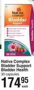 Nativa Complex Bladder Support Bladder Health-30 Capsules