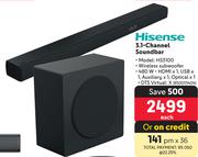 Hisense 3.1 Channel Soundbar HS3100