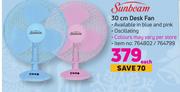 Sunbeam 30cm Desk Fan-Each