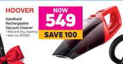 Hoover Handheld Rechargeable Vacuum Cleaner